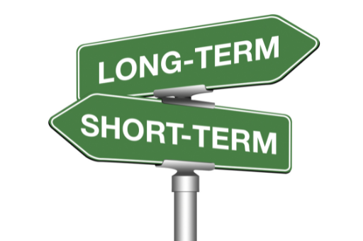 long-term vs short-term